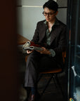 Ugentle Spread Collar Linen Shirt — Jade