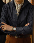 Ugentle One-piece Collar Shirt — Denim