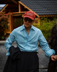 Ugentle One-piece Collar Shirt — Glacier