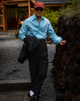 Ugentle One-piece Collar Shirt — Glacier