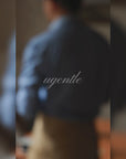 Ugentle Button Down Collar Shirt — Blue Pencil Stripe