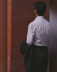Ugentle Long Point Button Down Collar Shirt — Pink Stripe